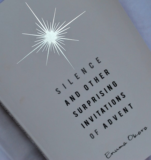 A simple white cover with a bright shining star promises peace and stillness in this loud, kaleidoscope season.